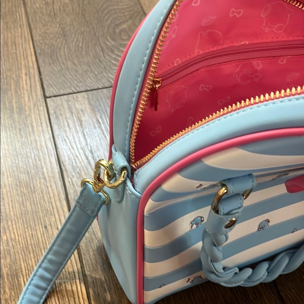 Loungefly Blue and Pink Mini Bag - Picture 6 of 6